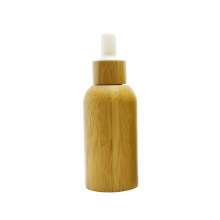 luxury bamboo glass bottle dropper 30ml BP-29S